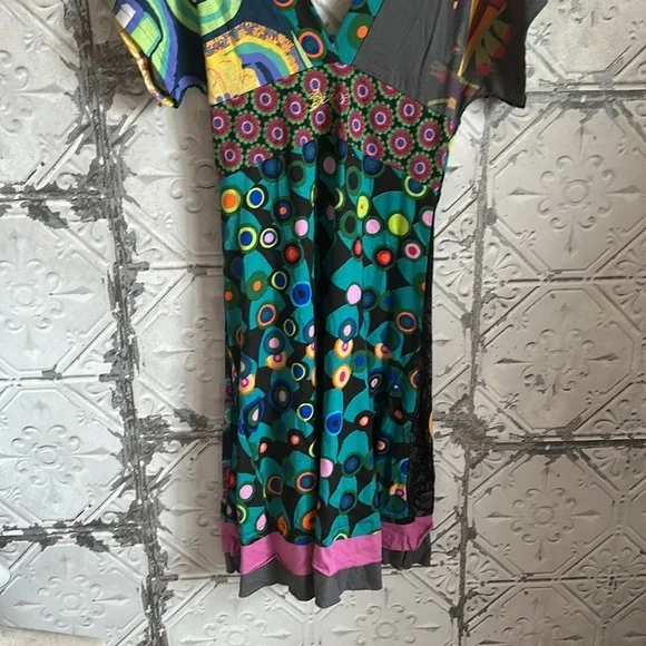 Y2K HTF desigual Colorful Patterned Women's Dress - Picture 5 of 10